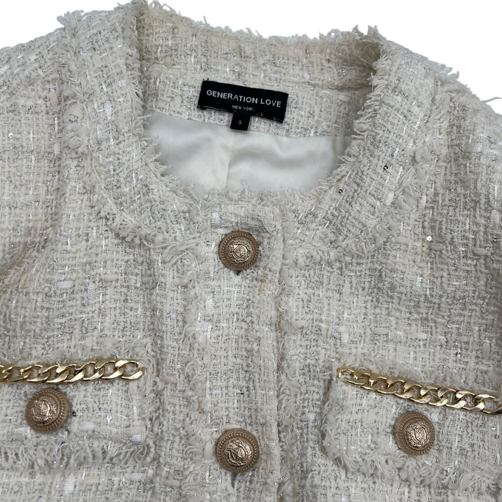 Generation love Velma Tweed Jacket SMALL - Picture 5 of 7